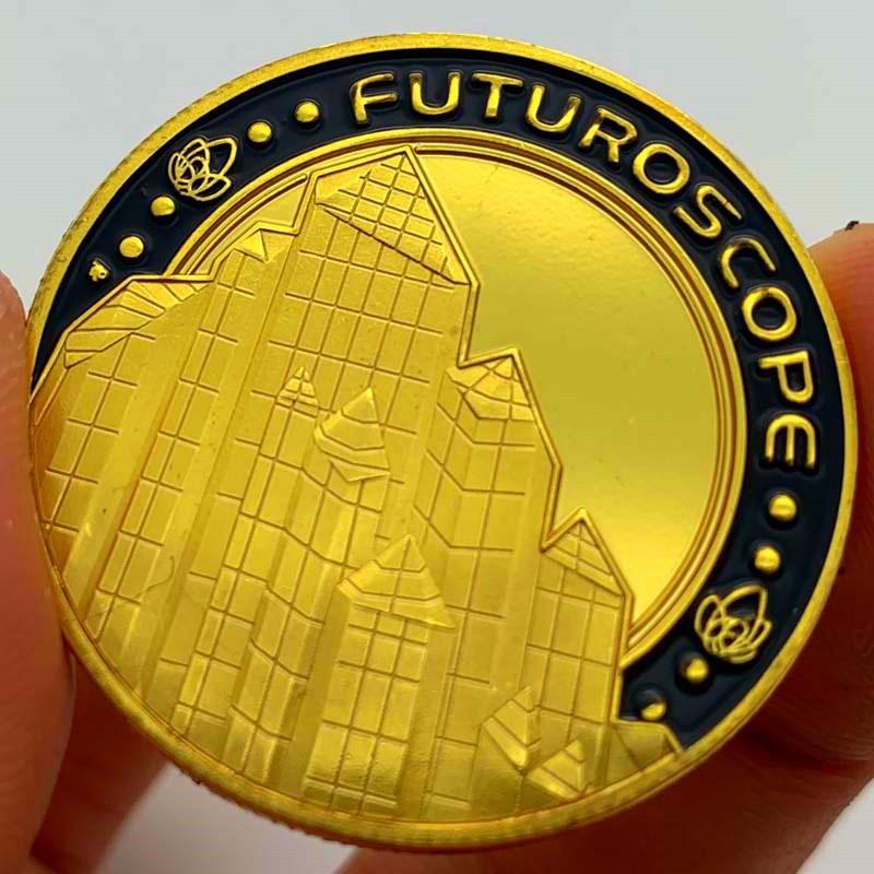 Badge, Panda Coin, Cartoon Commemorative Badge, Collector's Coin, Gold Coin, 30mm Painted Coin Commemorative Coin