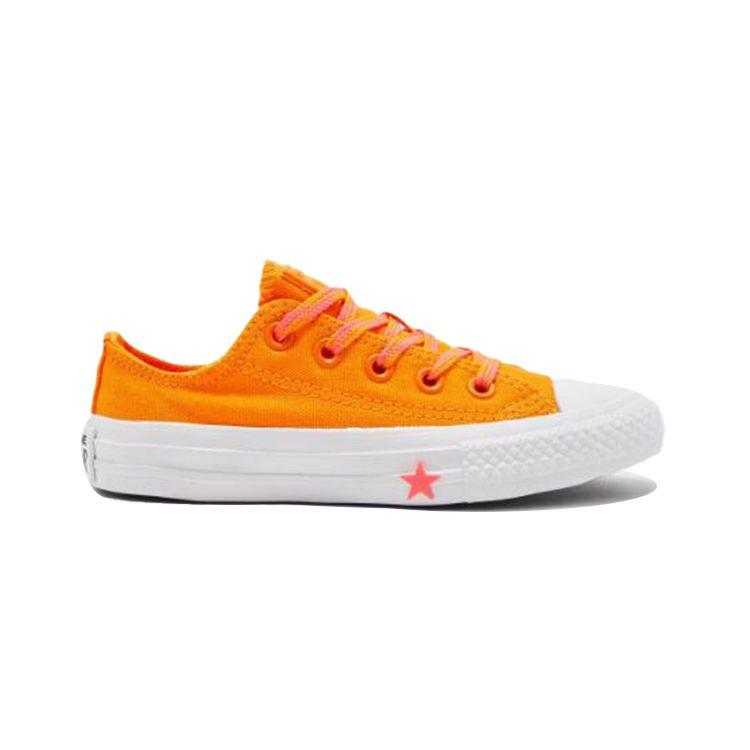 Converse Chuck Taylor All Star Comfortable Daily Low Top Kids Sneakers Kids Sneakers Orange 364190C