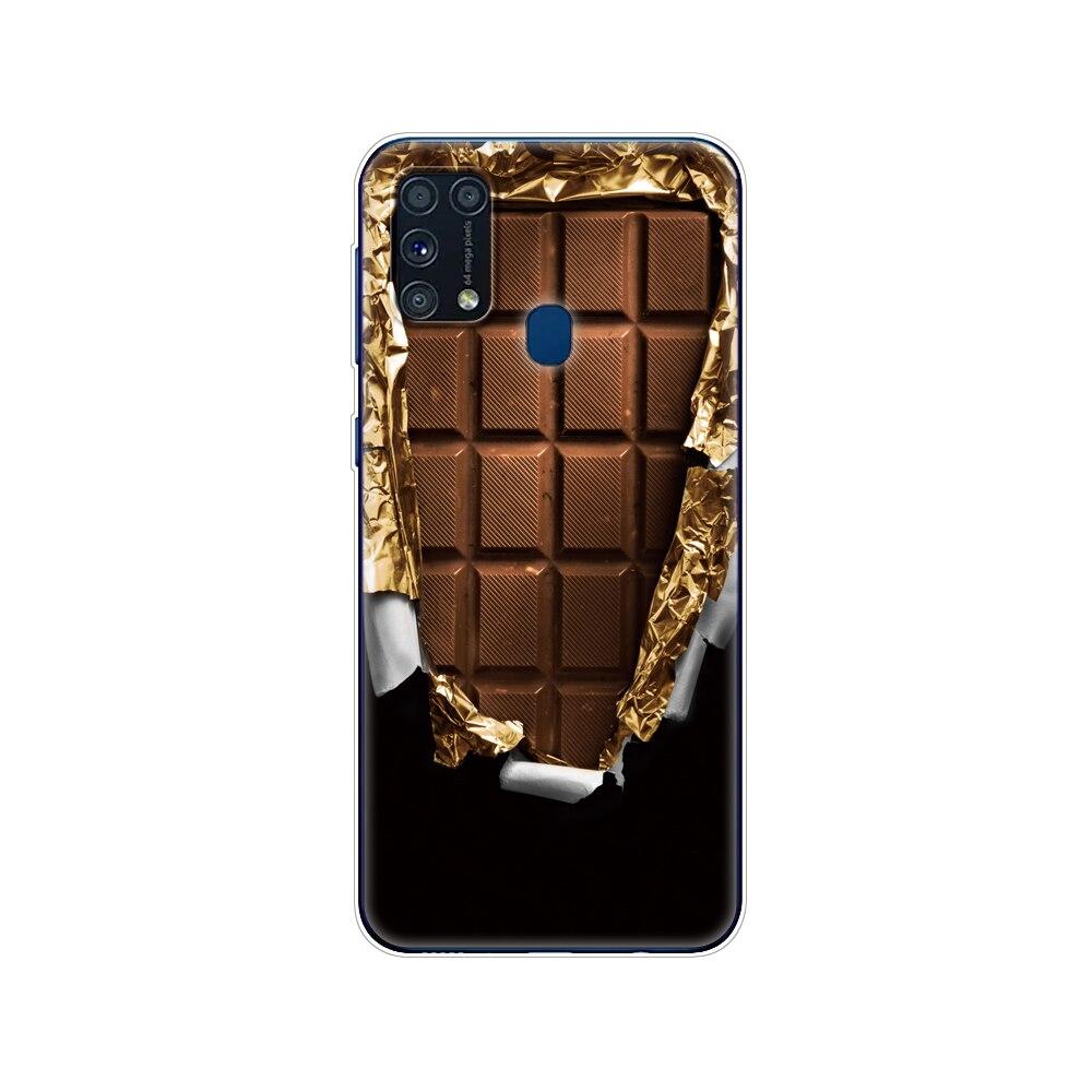 For Samsung M31 Case 6.4" Silicon Soft Tpu Cover For Samsung Galaxy M31 M 31 SM-M315FZBVSER M315 Phone Back Protective Shell