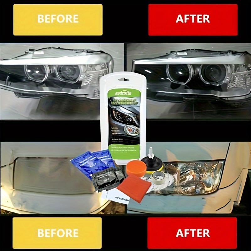Полировальные наборы для восстановления фар автомобиля, наборы для ремонта фар, полировщик автомобильных фар, чистящая паста, средство для ухода за краской автомобиля, средство для восстановления