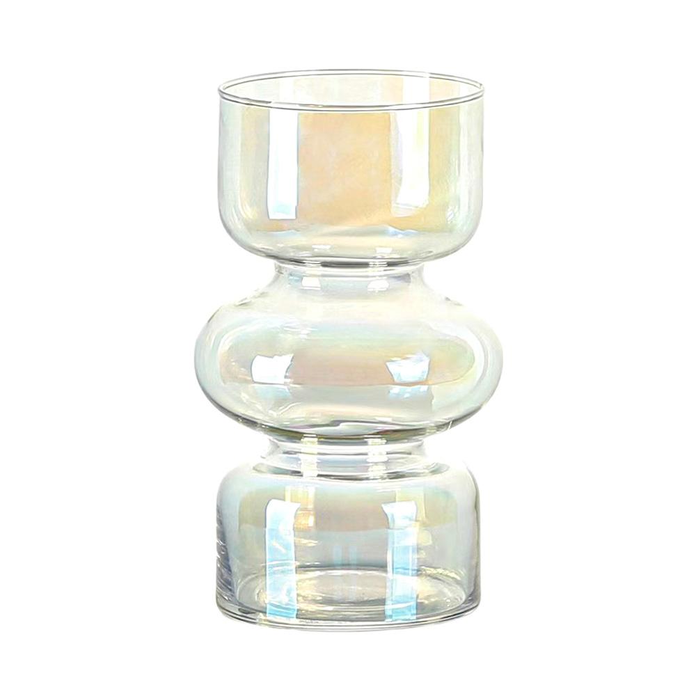 Прозрачная стеклянная гидропонная ваза для цветочных растений, стеклянные горшки, декоративные для украшения стола, окна холодильника, вазы для выставок