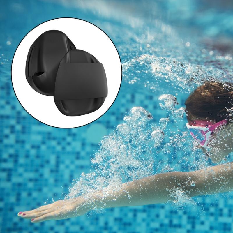 Набор из 2 тренировочных лопаток для плавания Эргономичный дизайн Силиконовая текстура Идеально подходит для пловцов, плавающих вольным стилем, на спине и брассом