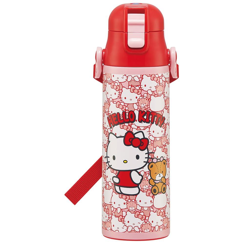 Skater 2way Stainless Steel Water Bottle Direct Drinking 580ml Cup Drinking 570ml Hello Kitty Ushiro Shiro Sanrio Lightweight Type Boys Cool
