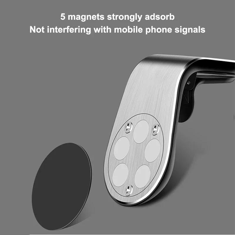 2026 Hot Car Sticker Peugeot Magnetic Car Phone Holder Screen navigation Stand For Peugeot 208 3008 206 308 2008 207 107 508 607