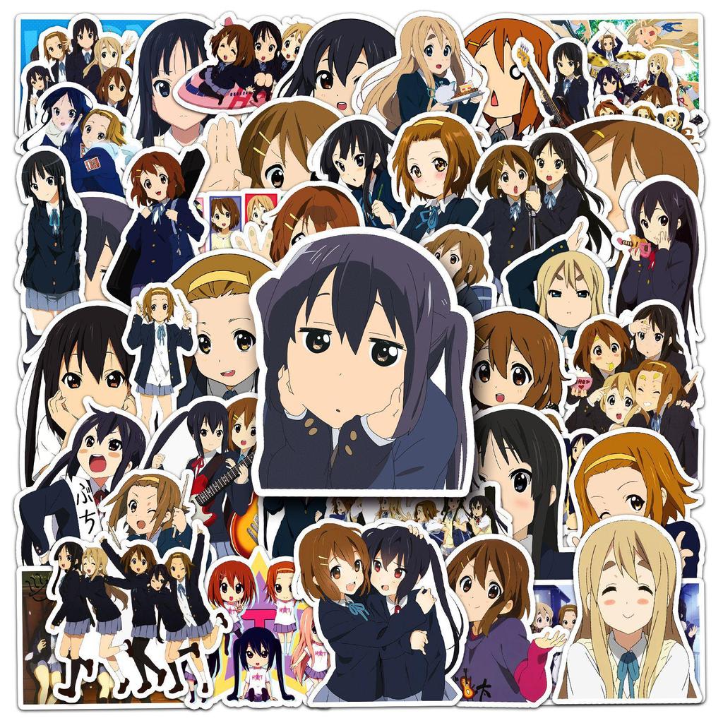 K-ON! Graffiti Cross-Border Japanese Comics DIY Sticker Set: Phone, Luggage, Waterproof.