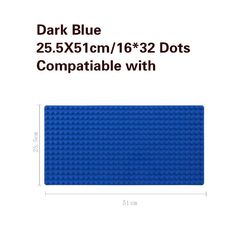 51*25,5 см Крупногабаритные строительные блоки Базовая плита Кирпичи Базовая плита DIY Развивающие игрушки для детей Кирпичная стена