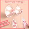 Three head suction vibrating nipple breast pump female tongue licking massage masturbator for women pleasure