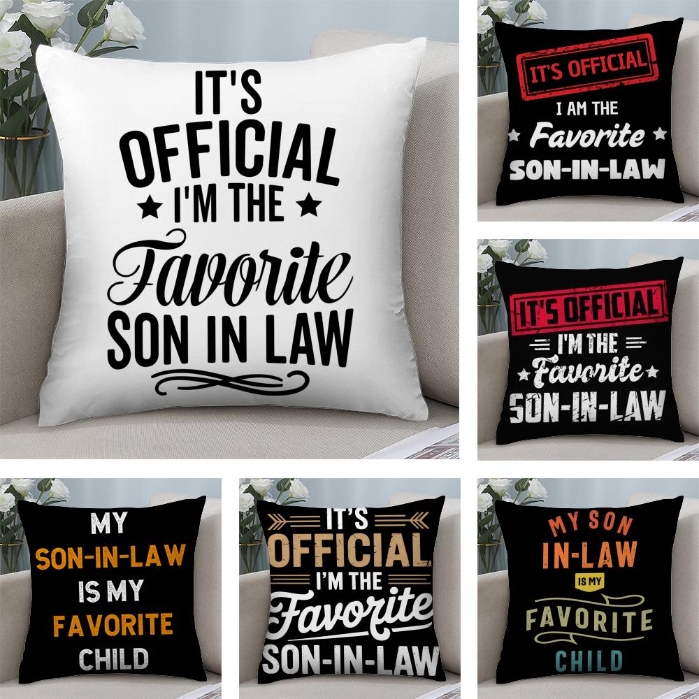 THE FAVORITE SONINLAW Cushion Cover Pillowcase Ultra Soft Skin Friendly Fabric Cloud Like Comfort Concealed Zipper