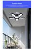 LED Transformable Ceiling Light with 4+1 Folding Bulbs for Garages and Warehouses