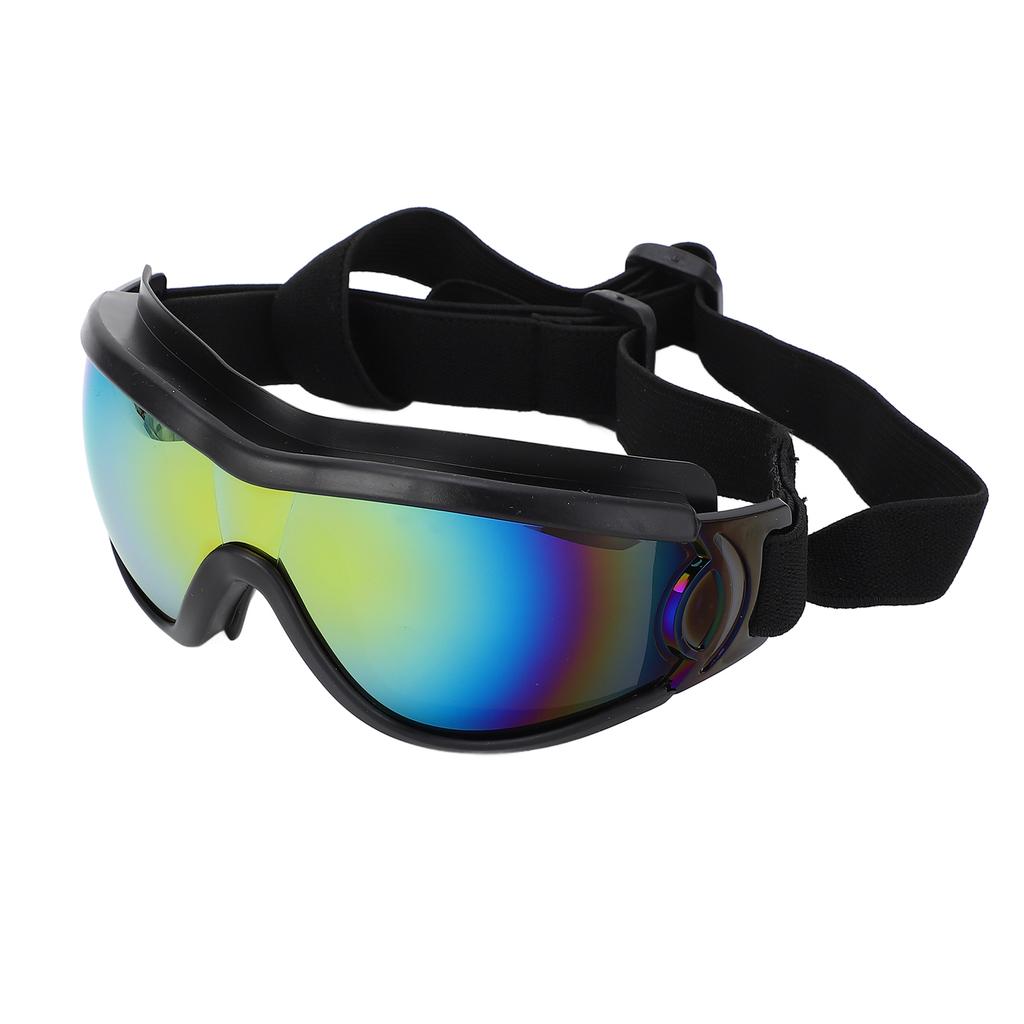 Dog Goggles Wind Proof UV Proof Fog Proof Dog Sunglasses with Adjustable Strap for Outdoor Silver