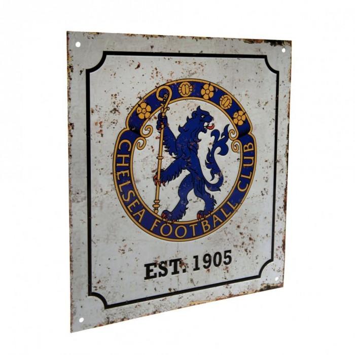 Chelsea FC Official Retro Logo Sign