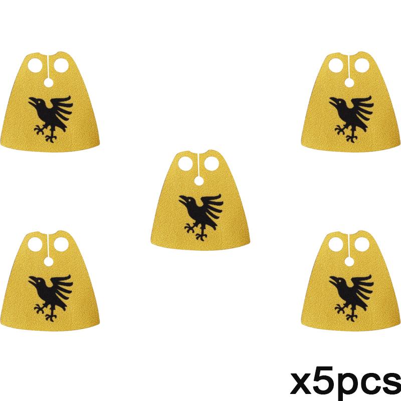 Набор строительных блоков MOC «Средневековый флаг и замок», фигурки, аксессуары, лев, орел, замок Древнего Рима, рыцарский плащ, игрушка-подарок.