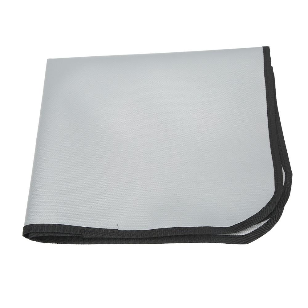 Grey Flame Retardant Rug Fiberglass Camping Protection Rug Picnic Fire Blanket  Outdoor Protection