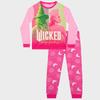 Kids Girls Witch Glinda Ariana Printed Long Sleeves T-Shirt Pants Pajamas Sleeping Set Sleepwear