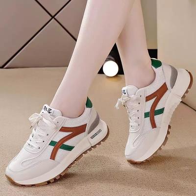 2025 осень новая повседневная спортивная женская обувь мягкая подошва универсальная модная плоская обувь для бега студенческая обувь обувь для папы женская