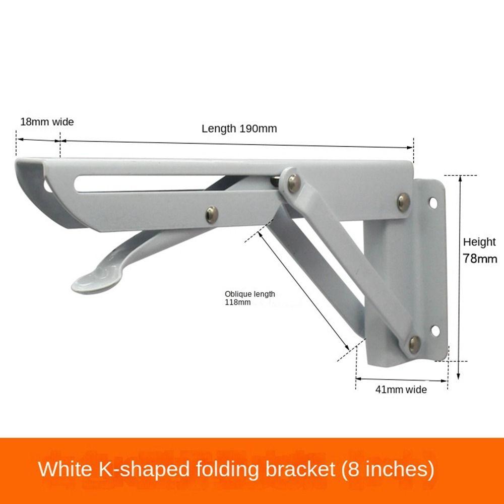 Экономия места Складная полка Кронштейн для настенного крепления из нержавеющей стали Полка для настенного крепления Мебель