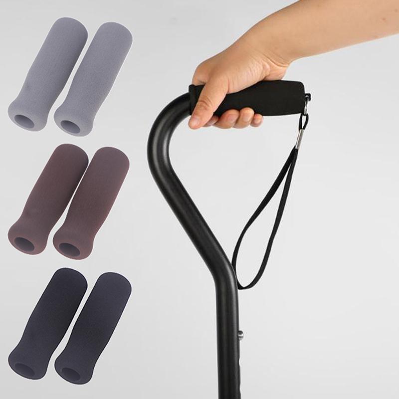 2 шт. губки Walker опора для ходьбы накладка на рукоятку пожилые захваты аксессуары для трости утолщенные сменные рукоятки губки накладки для костылей