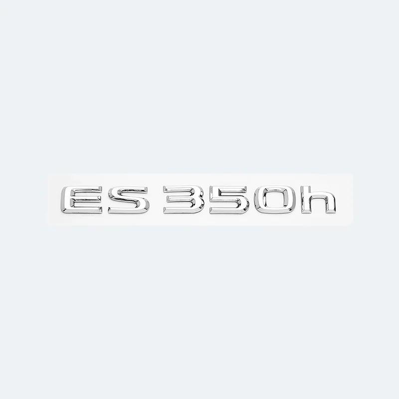 3D Metal Car Letters Rear Trunk Badge Sticker For Lexus Series ES200 ES240 ES250 ES300 ES350 Chrome Glossy Black Emblem