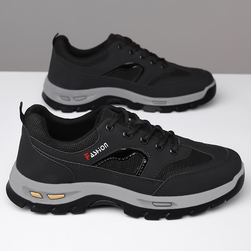 2025 походные ботинки новые легкие дезодорирующие походные ботинки водонепроницаемые и износостойкие альпинистские ботинки мужские нескользящие и противоударные уличные ботинки