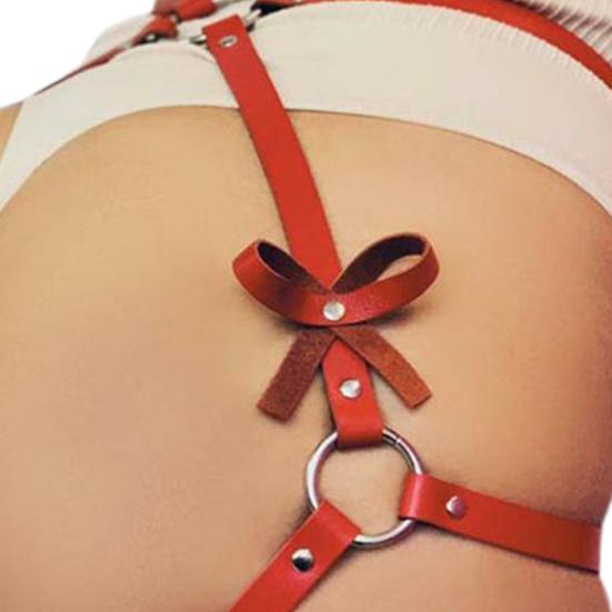 Сексуальный женский ремень для ног с полым ремнем, безвредный