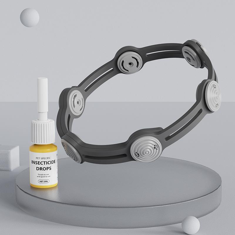 Ошейник для защиты от насекомых для домашних животных, ошейник от блох для кошек, наружный ошейник от блох и комаров для собак, регулируемый для улицы, товары для дома и домашних животных