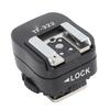 Flash Hot Shoe Sync Adapter with Extra PC Sync Port Pure Copper Interfac TTL Flash Hot Shoe Converter for Nikon Camera
