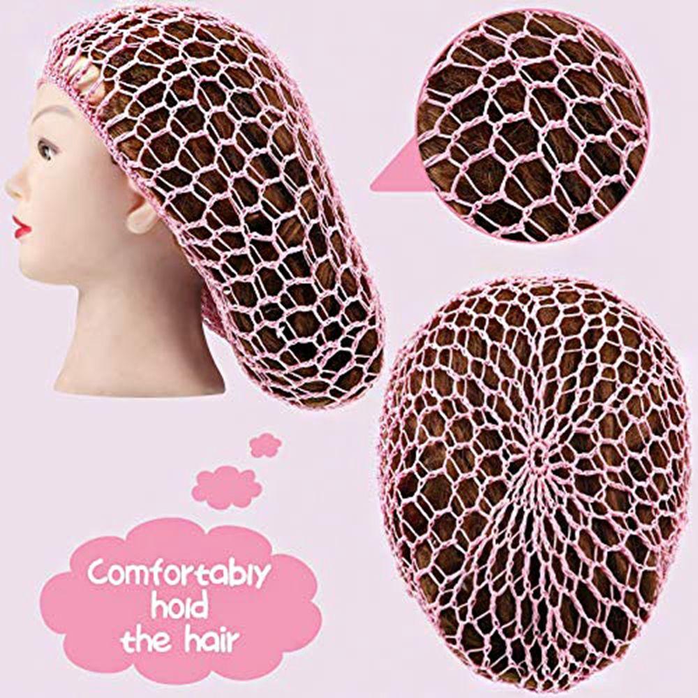 Snood Handmade Mesh Cap Braid Turban Hat Net Hat Knit Hat Women's Hijabs Headbands Crochet Hairnet