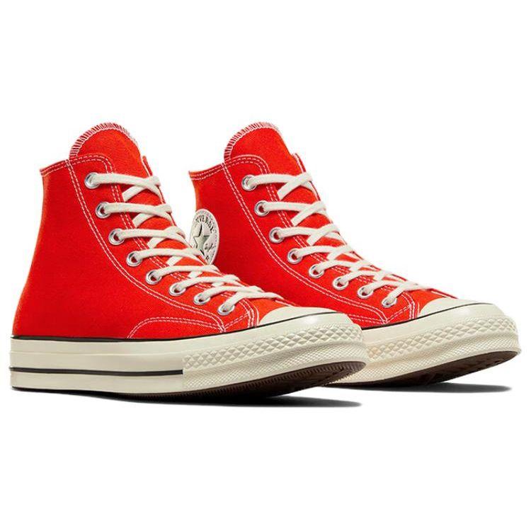 Converse Chuck 70 High Fever Dream Unisex Sneakers Red Egret Black A06525C