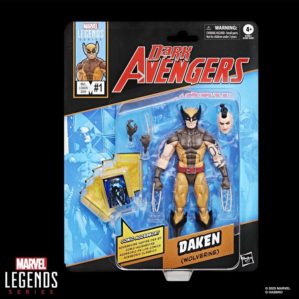 Marvel Daken Dark Avengers Series 6-Inch Action Figure with Comic Accessories
