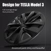 4 шт. Дизайн колпаков для Tesla Model 3 Полное покрытие диска 2023 18-дюймовый колпак колеса Arachnid Замена для Performance Автоаксессуары