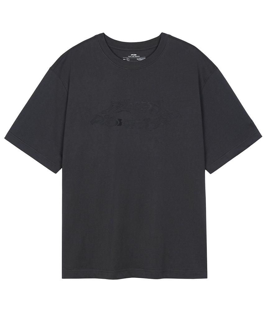 FDR Caizhu Letter Short Sleeve Sky Blue