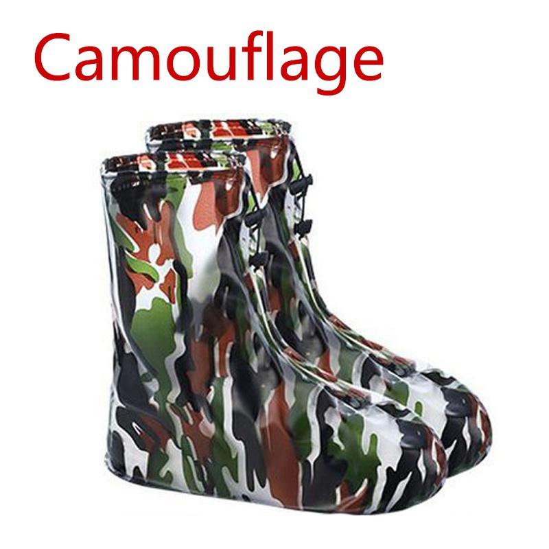 1 Pair Unisex Outdoor Rain Waterproof Protector Shoes Boot Cover Unisex Rain Shoe Covers Anti-Slip Rain Shoes Cases