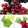 13CM Simulation Grape Plastic Fruit Fake Fruits Photo Props Artificial Grape Fruit Shop Display Model Ornaments Home Decor