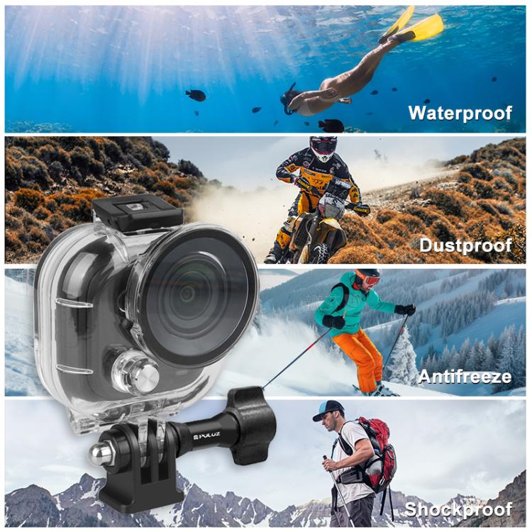 Для Insta360 GO Ultra PULUZ 50m Водонепроницаемый Чехол Большой Палец Основной Корпус Камеры Погружение Защитная Крышка (прозрачный)