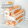 3 Layer / 4 Layer Egg Roller Rack Large Capacity Egg Organiser New Refrigerator Egg Storage Box