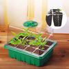 Seedling Starter Trays Starter Kit With Grow Light Indoor Gardening Plant Trays With 8 LED Grow Lights Timing Control Clone &