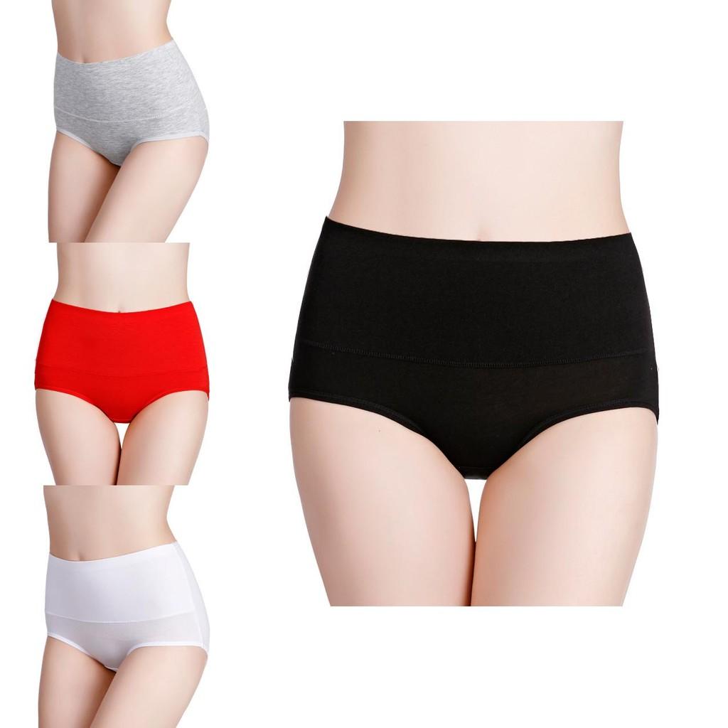 Трусы с высокой талией и контролем живота для женщин из мягкого модального хлопка размеров от M до 7xl