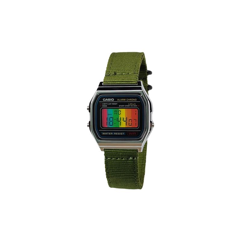 Casio Кастомизированные часы, модифицированная серия, оранжевое стекло, розовый пластиковый корпус, классический ретро, водонепроницаемые, F-91WS-4, модифицированные-Lin Jiegu F-91WS-4