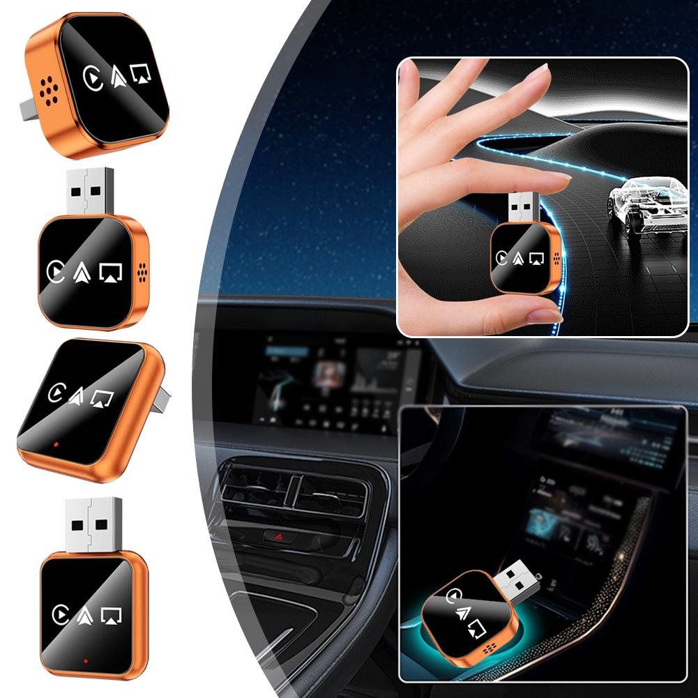 2025 3 в 1 Беспроводной Адаптер Carplay Mirror Link Android Auto Airplay USB Bluetooth 5 Проводной на Беспроводной Plug and Play
