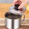 Контейнер-кувшин из нержавеющей стали для процеживания масла с фильтром и подставкой, емкость для хранения кулинарного масла, кухонные бытовые инструменты
