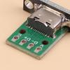5 шт./компл. Плата-адаптер USB TYPEC16P на терминал с шагом 2,54 мм, версия для обновления с отверстиями для фиксации