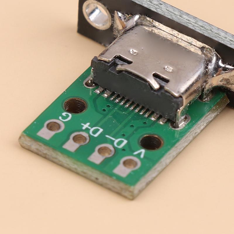 5 шт./компл. Плата-адаптер USB TYPEC16P на терминал с шагом 2,54 мм, версия для обновления с отверстиями для фиксации