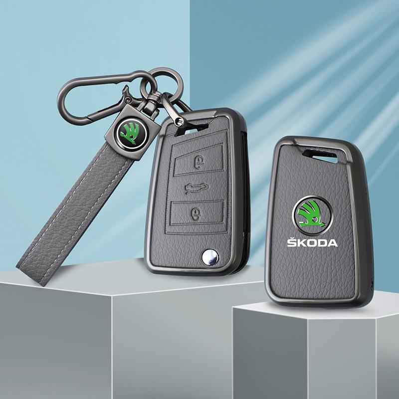 Skoda Kodiaq Elephant Grey Car Key Holder