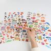 Детская книга с наклейками «Сделай сам», наклейки с пузырьками, наклейки-желе, игрушка, детская портативная многоразовая тихая книга для занятий