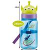 Skater Straw Bottle Die Cut Water Bottle with Straw Alien Toy Story Disney 350ml PBS3STD