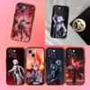 G-Genshin Impact Арлекино Черный Мягкий Чехол Для Телефона Для iPhone 17,16,15,14,13,12,11,Pro,XS,Max,XR,Plus,E,SE4,Mini