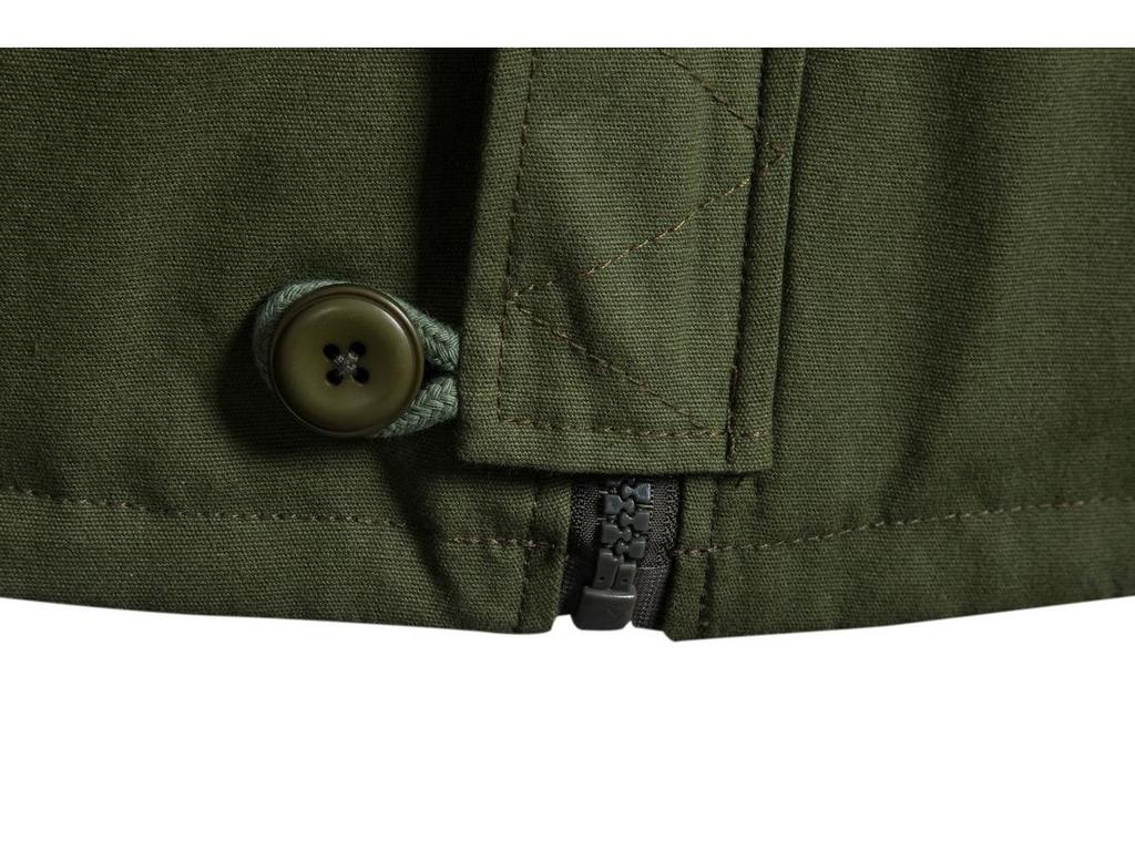 European and American Men's Slim-Fit Hooded Solid Color Jacket for Autumn/Winter