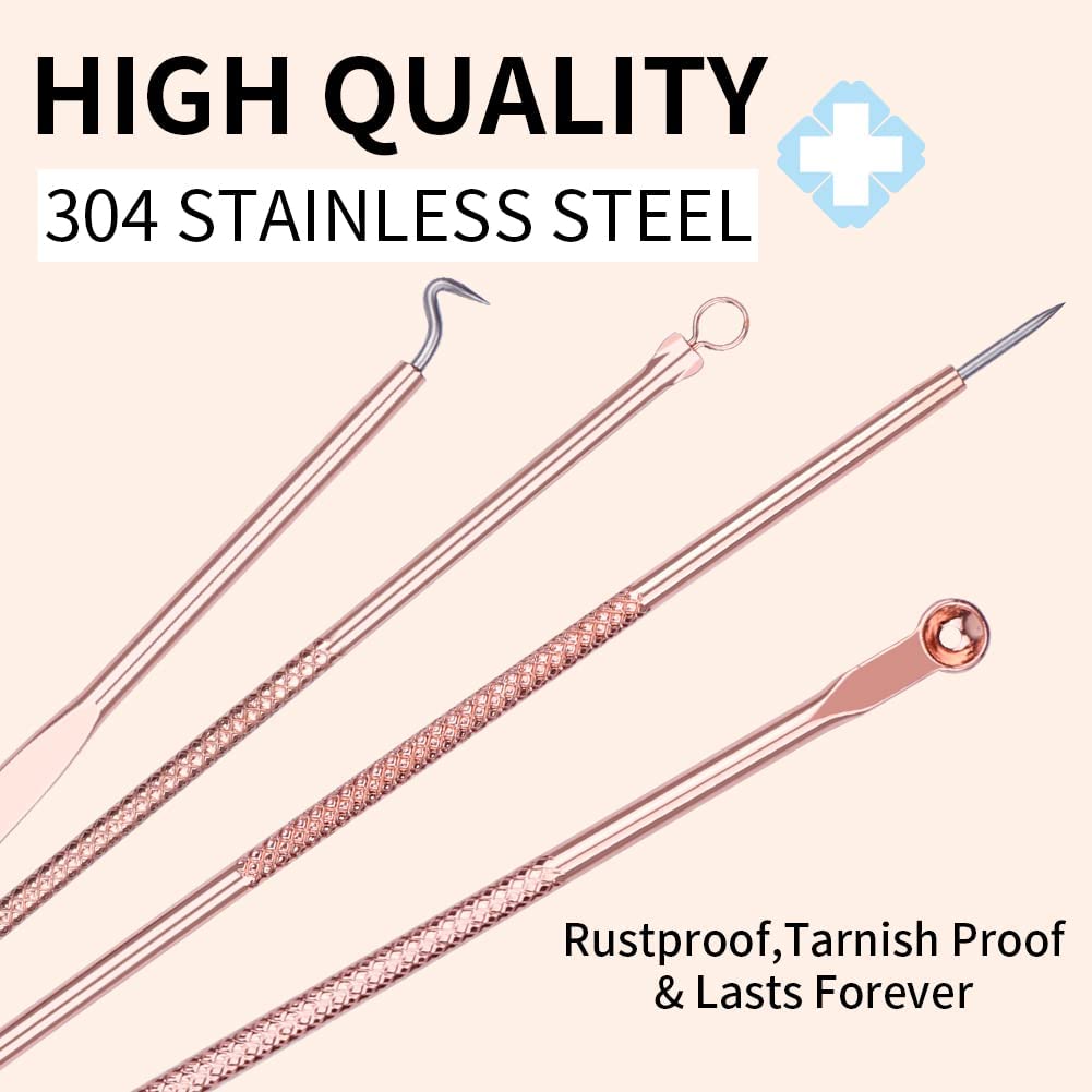 Набор косметологических инструментов для удаления угрей 4шт