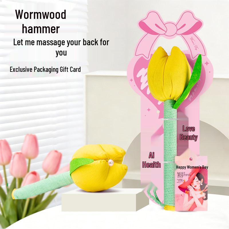 Women's Day Souvenir Mugwort Health Hammers - Perfect for Company Gifts & Group Purchases