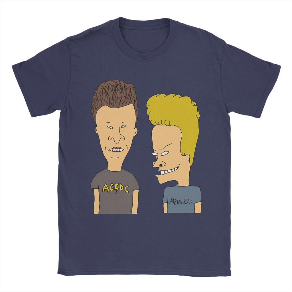 Beavis and Butthead Premium TShirts for Men Women Funny Cotton Tee Shirt O Neck Short Sleeve T Shirt Printed Clothing